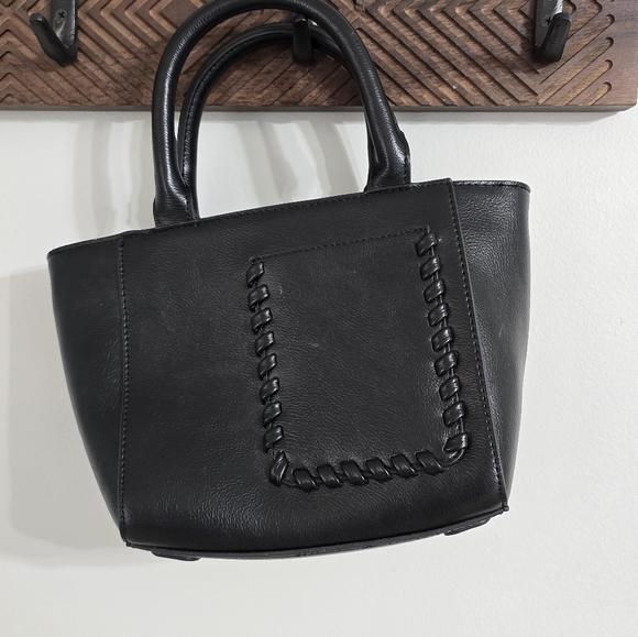 NWOT BCBGMAXAZRIA Whipstitch Mini Shoulder/Handbag Tote Bag - Picture 3 of 9